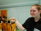 die Siegerin beim Ausgieß-Wettbewerb Julia Krapfenbauer