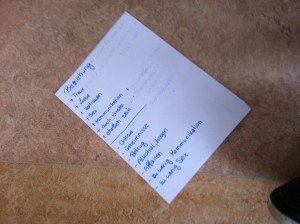 Gedankensplitter 1